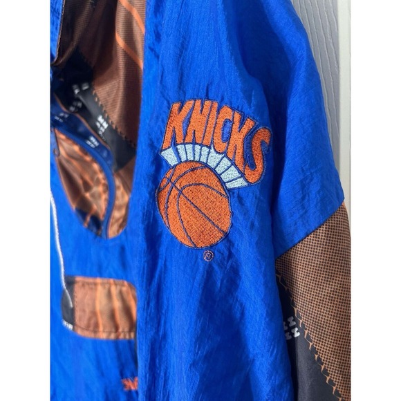 Vintage New York Knicks Two Hype Salem Hype 4 Windbreaker NylonJacket Anorak XXL - Picture 5 of 16